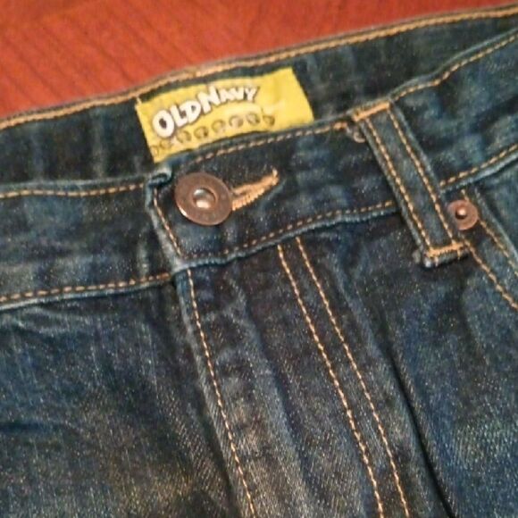 Old Navy Blue Straight Jeans Classic Denim Style - Picture 2 of 4